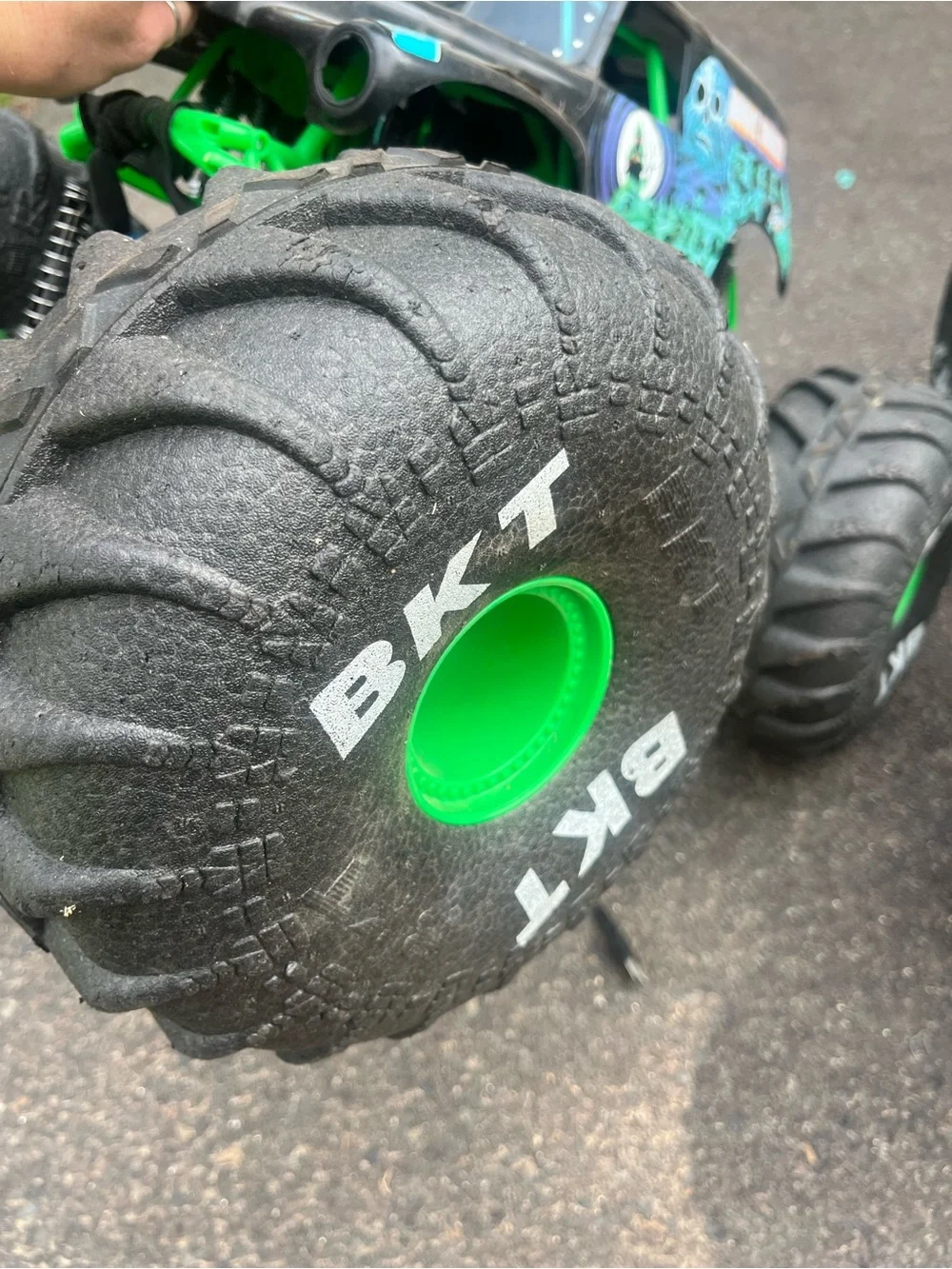 Grave Digger Monster Truck Toy - Green and Black RC Style